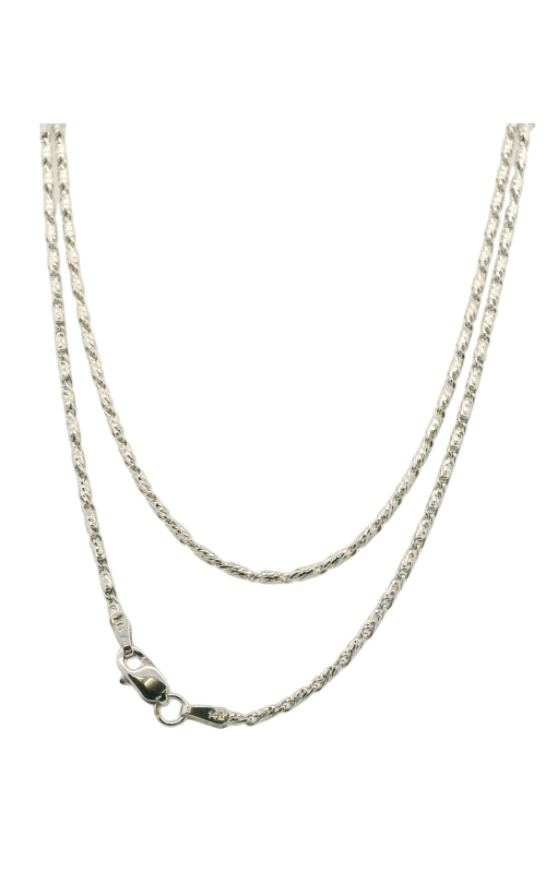 14K White Gold Chain Necklace - Elegant Jewelry Accessory