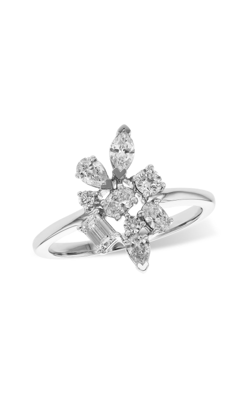 Exquisite 14K White Gold Diamond Ring