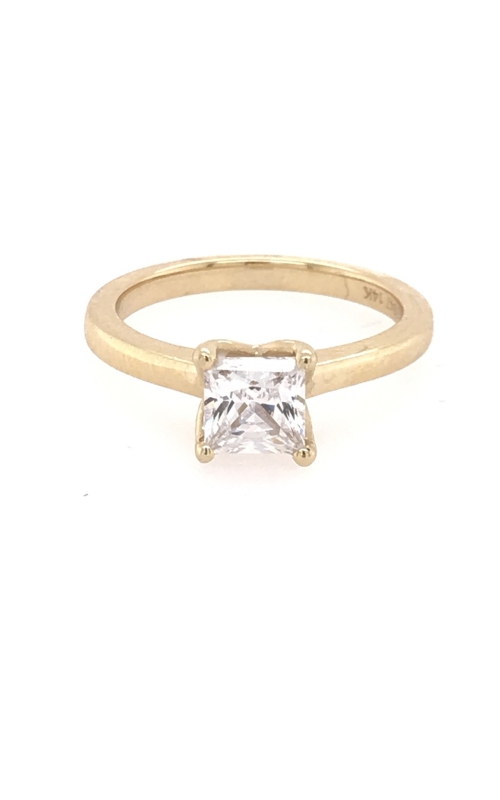 Solitaire Engagement Ring in 14K Yellow Gold