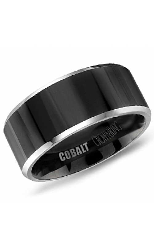 Edgy Black Cobalt Metal Ring