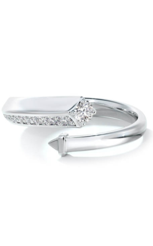 Luxurious Pave Ring in 18K White Gold