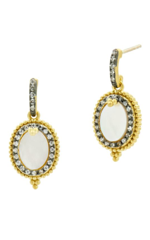 Stunning Sterling Silver (925) and 14K Gold Dual-Tone Drop Earrings