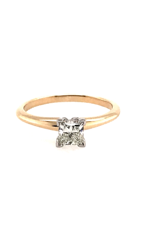 Exquisite Solitaire Engagement Ring in 18K White Gold, Yellow Gold or Platinum