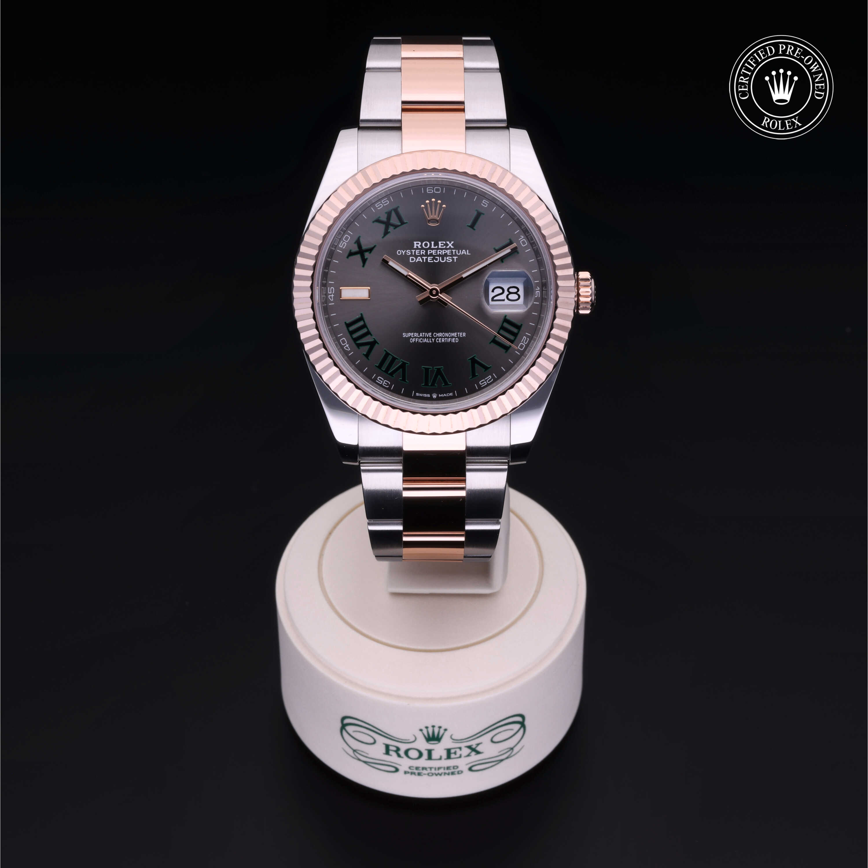 Rolex Datejust in Rolesor 18 Carat Red M126331-0015 at Gruno's Diamonds