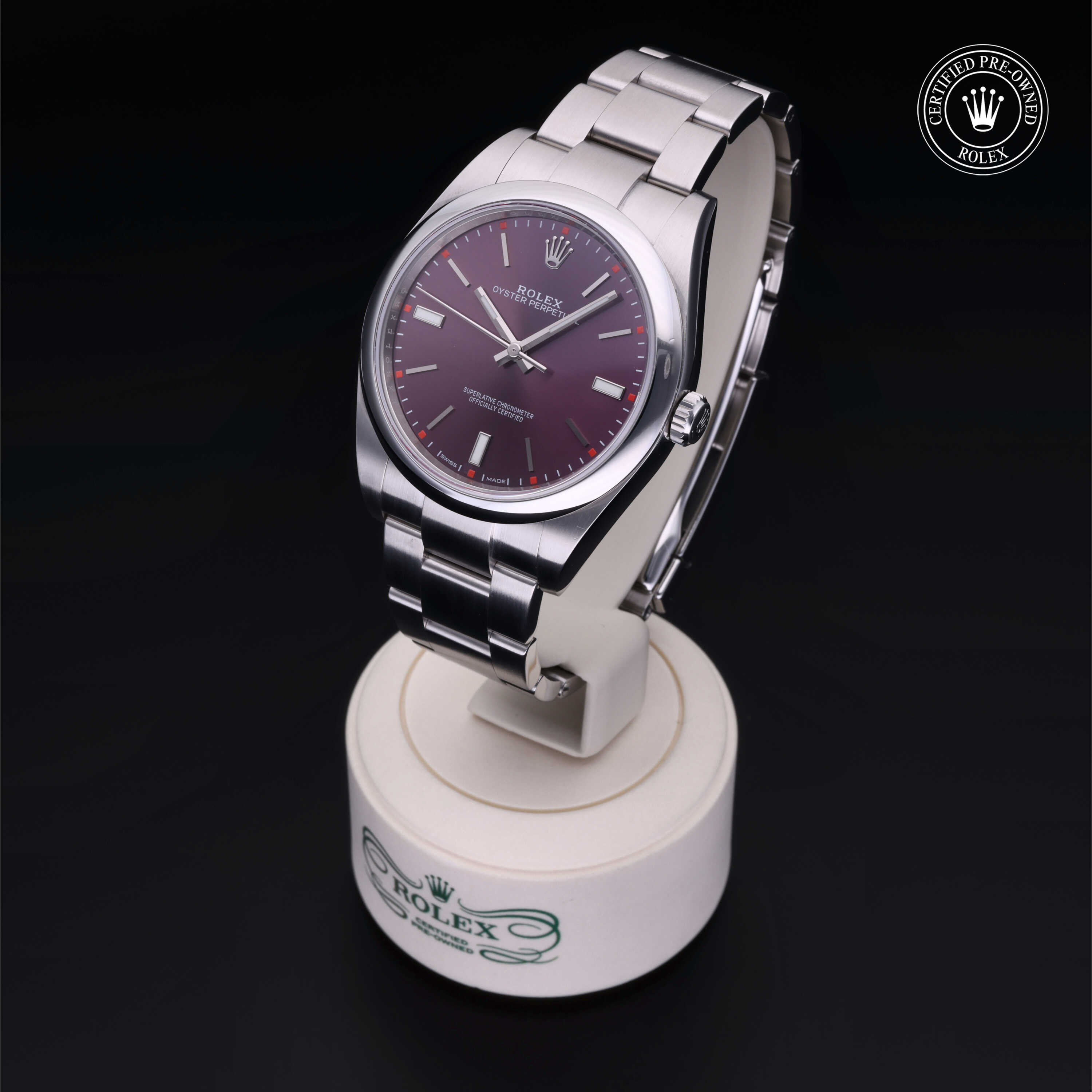 Rolex Oyster Perpetual in Steel M114300-0002 at Gruno's Diamonds