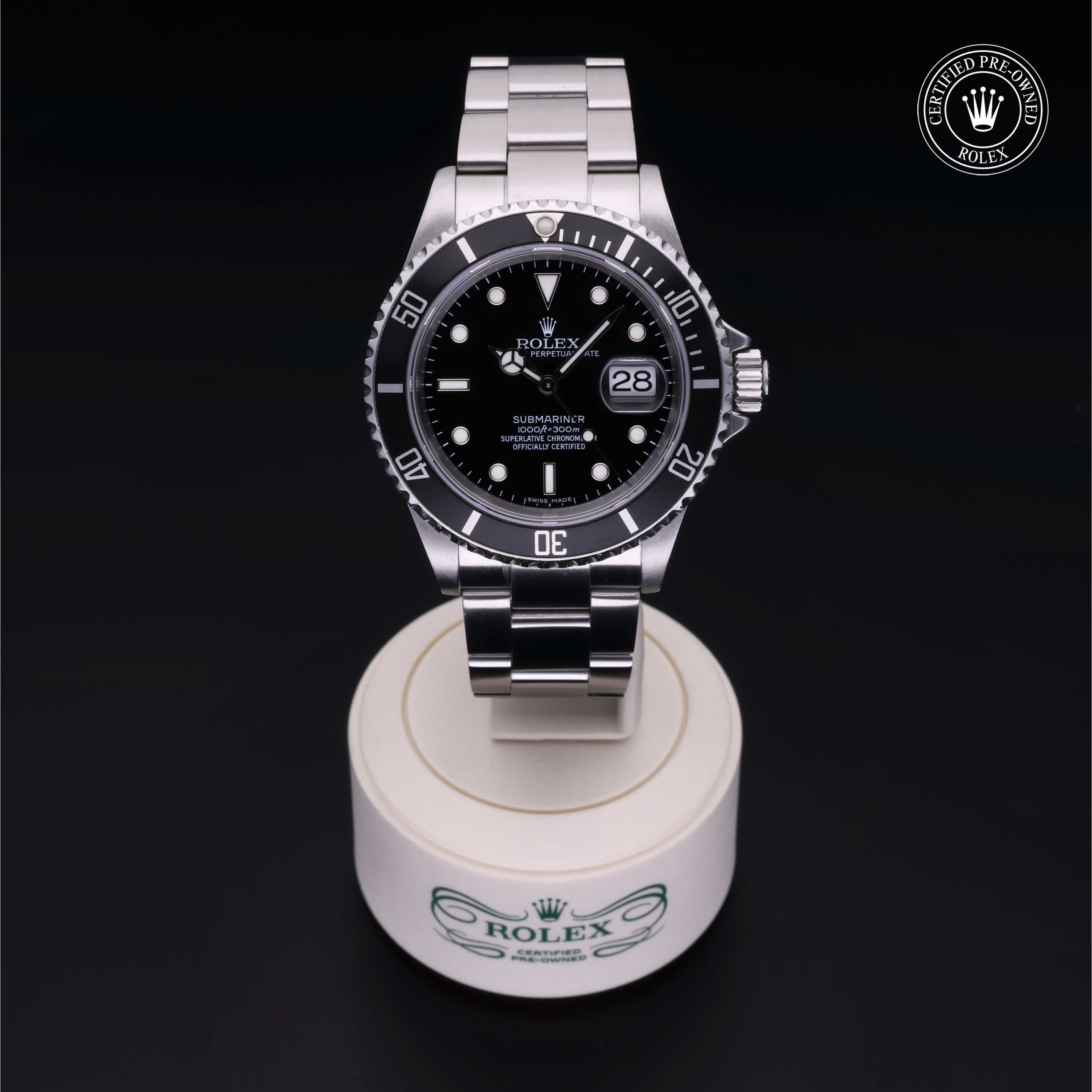 Rolex Submariner in Steel M16610-0006 at Gruno's Diamonds