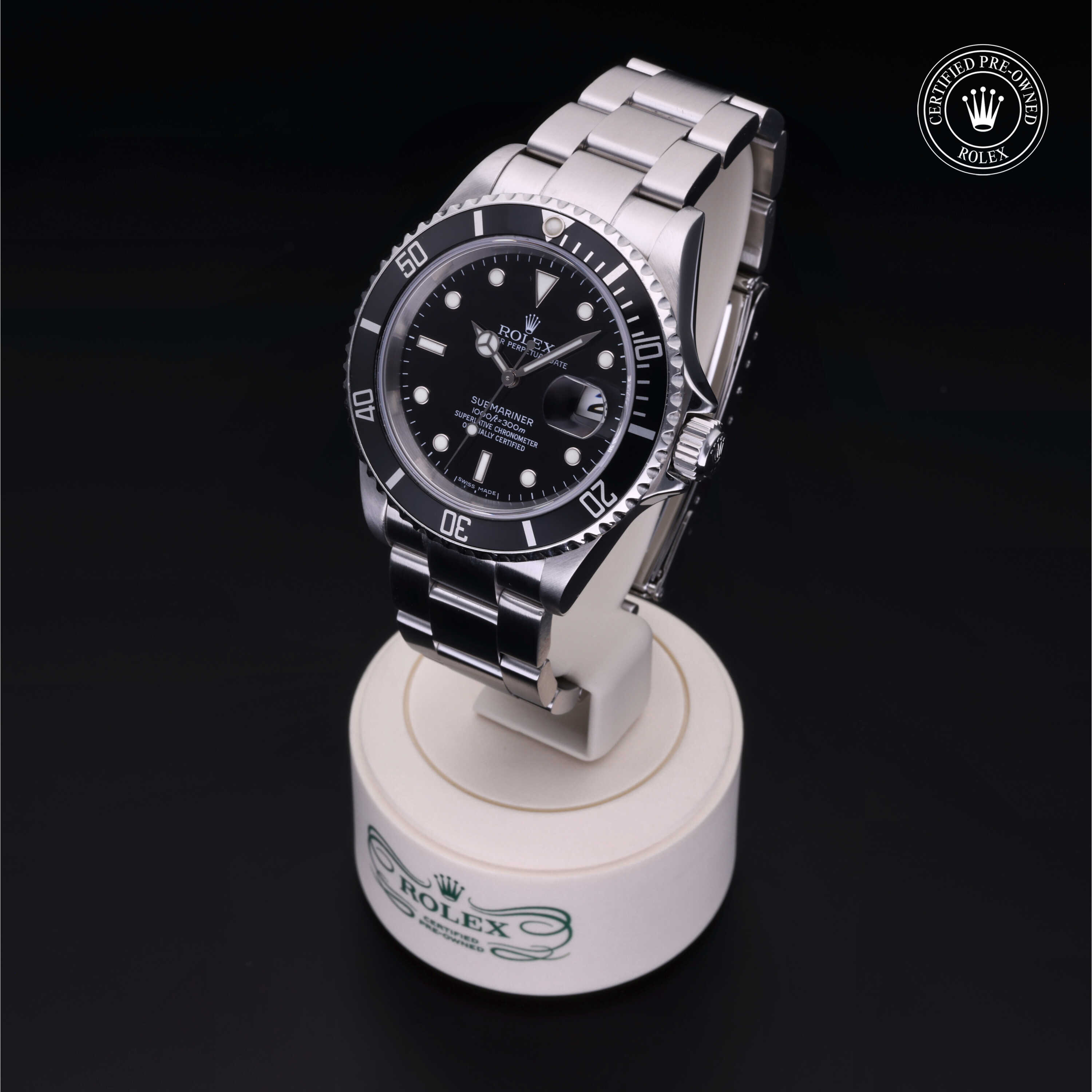 Rolex Submariner in Steel M16610-0006 at Gruno's Diamonds