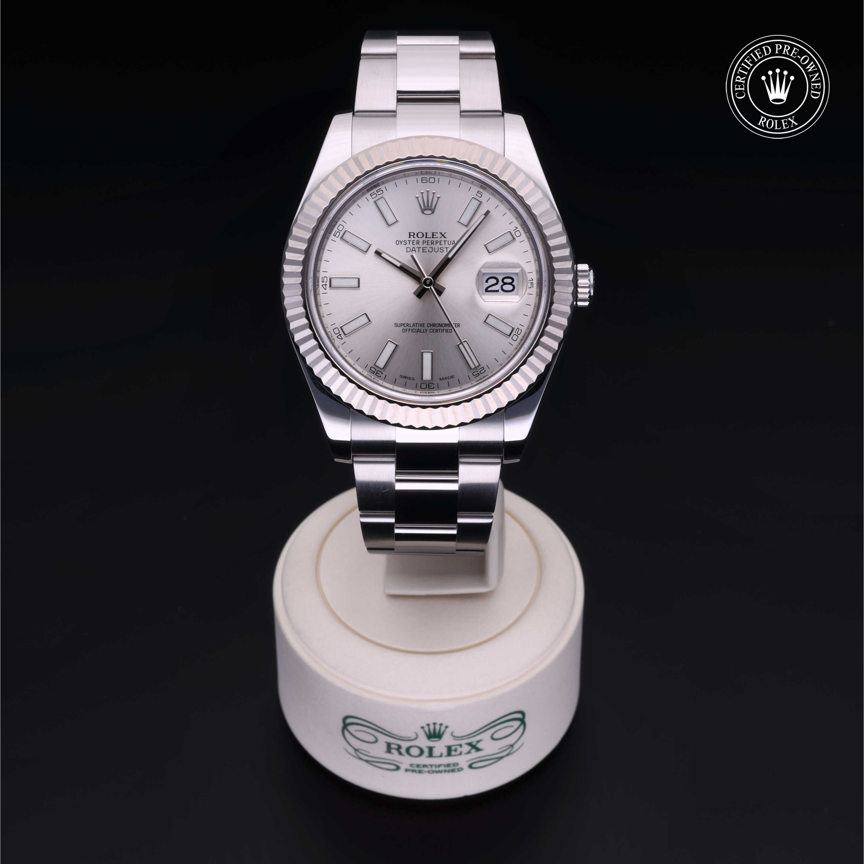 Rolex Datejust II in Rolesor 18 Kilates Gris M116334-0010 at Gruno's Diamonds