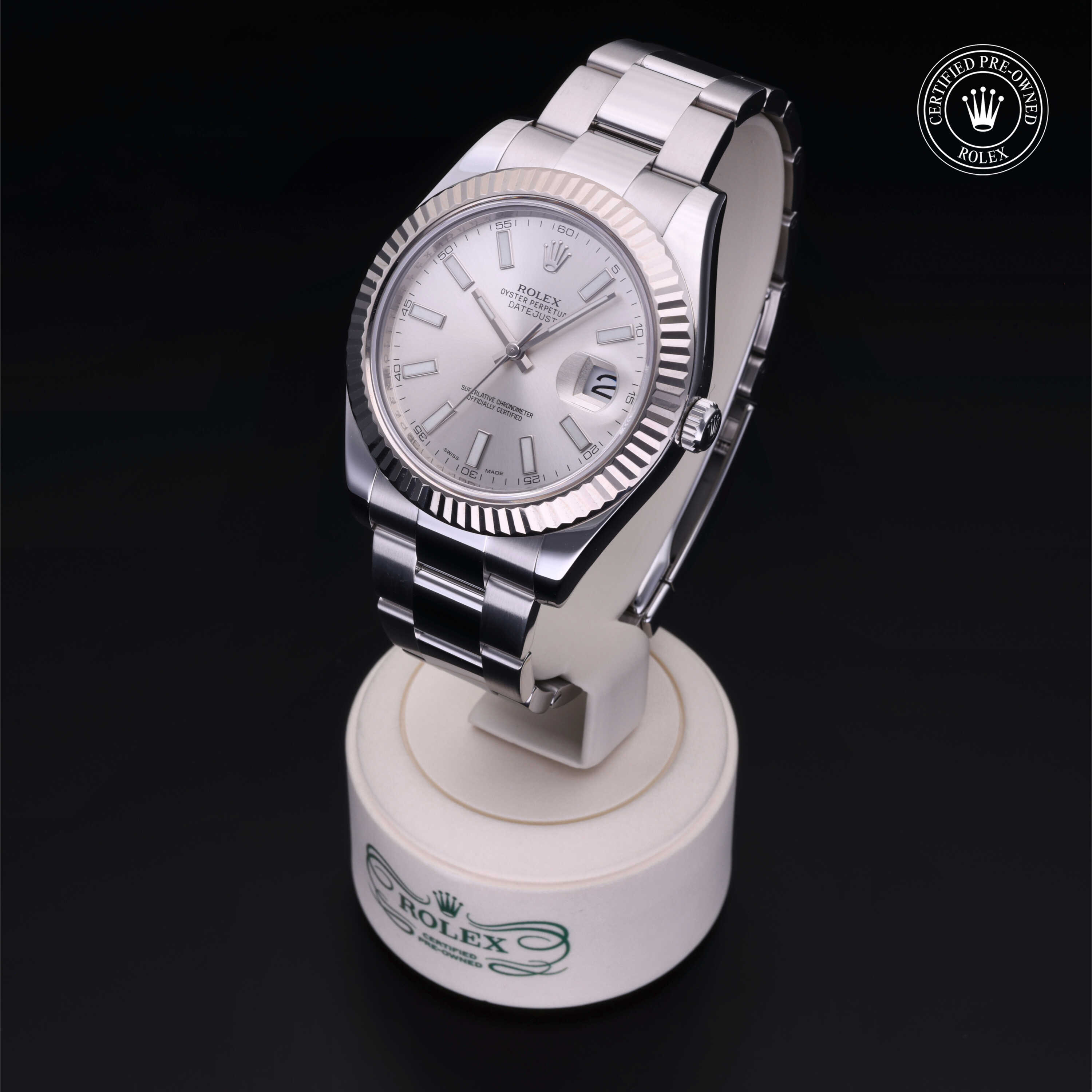 Rolex Datejust II in Rolesor 18 Kilates Gris M116334-0010 at Gruno's Diamonds