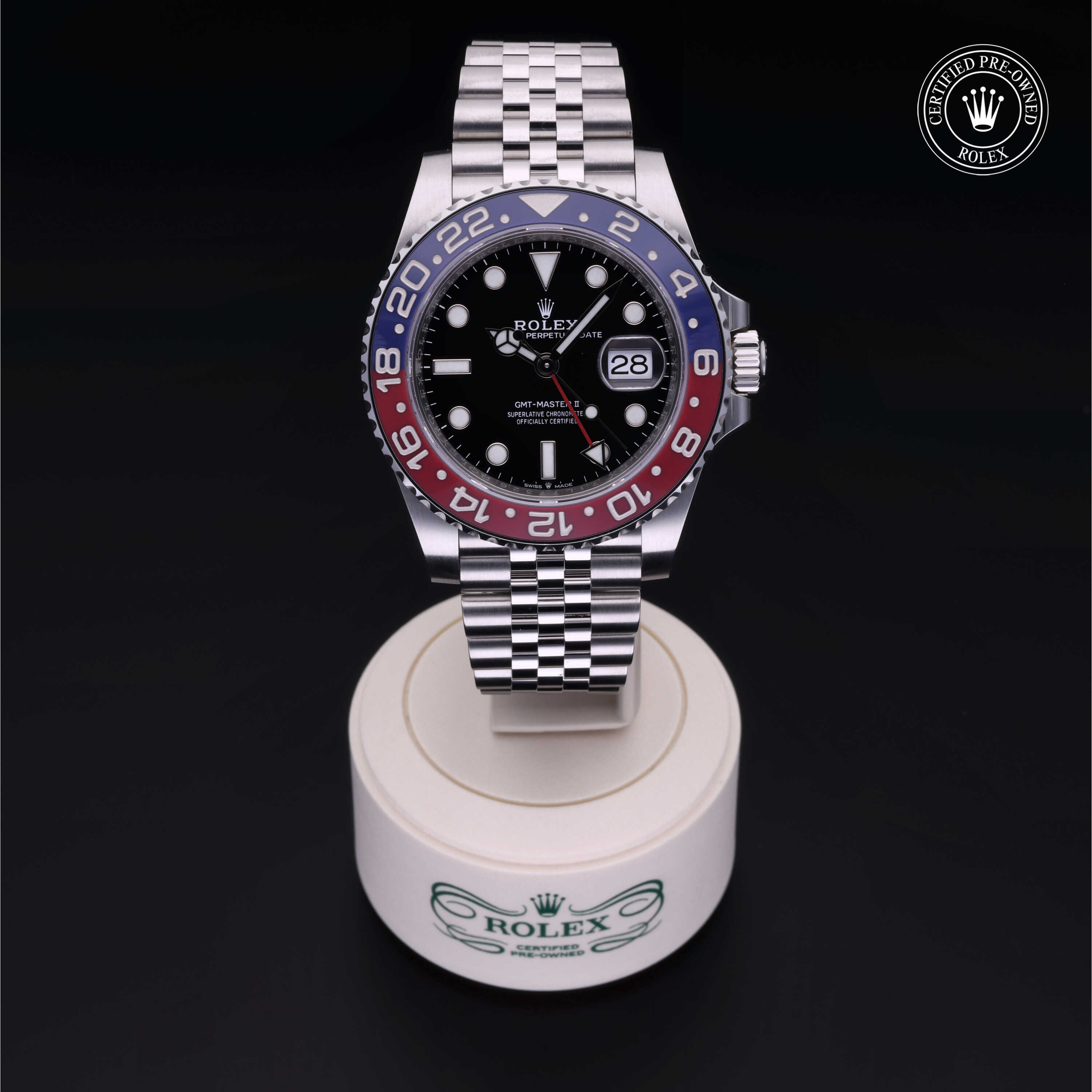 Rolex GMT-Master II in Steel M126710BLRO-0001 at Gruno's Diamonds