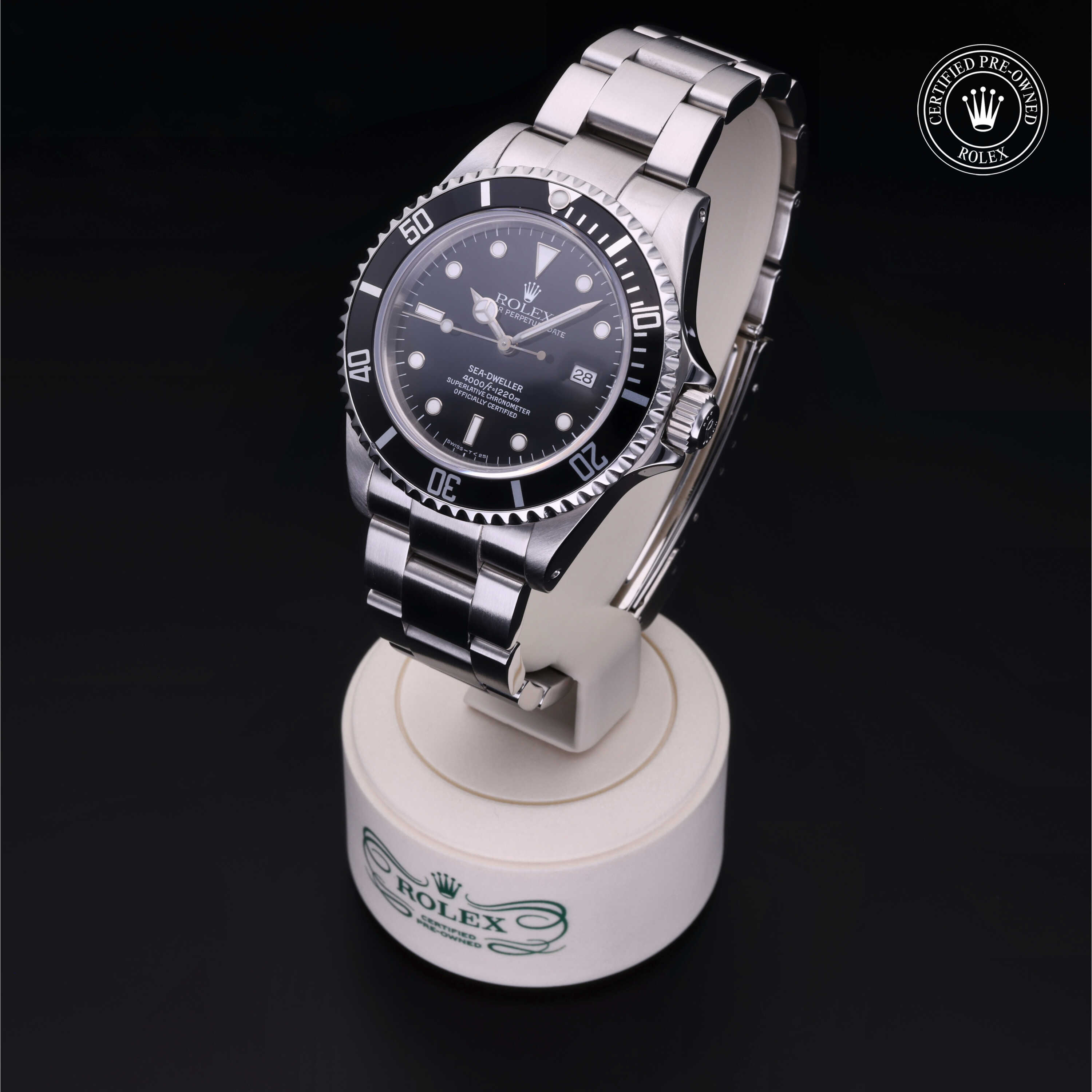 Rolex Sea-Dweller in Steel M16600-0003 at Gruno's Diamonds